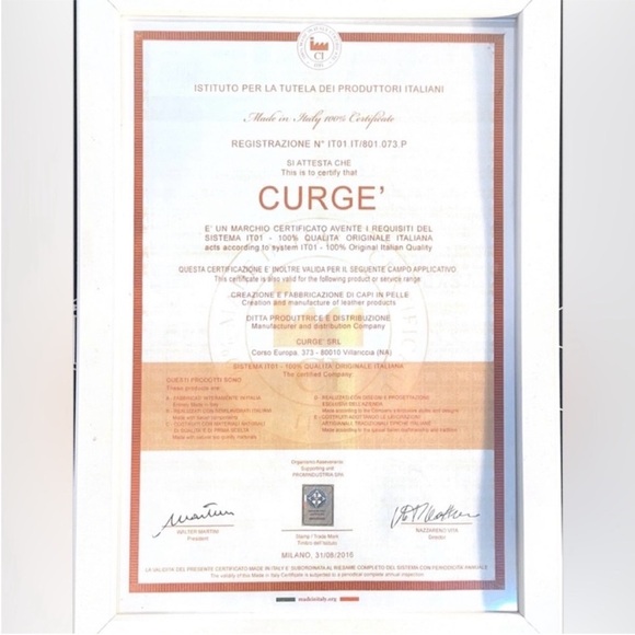 Italian‎ Leather Black Zip Up Mens Jacket Made by CURGÈ size large NWT #6 - Picture 8 of 8